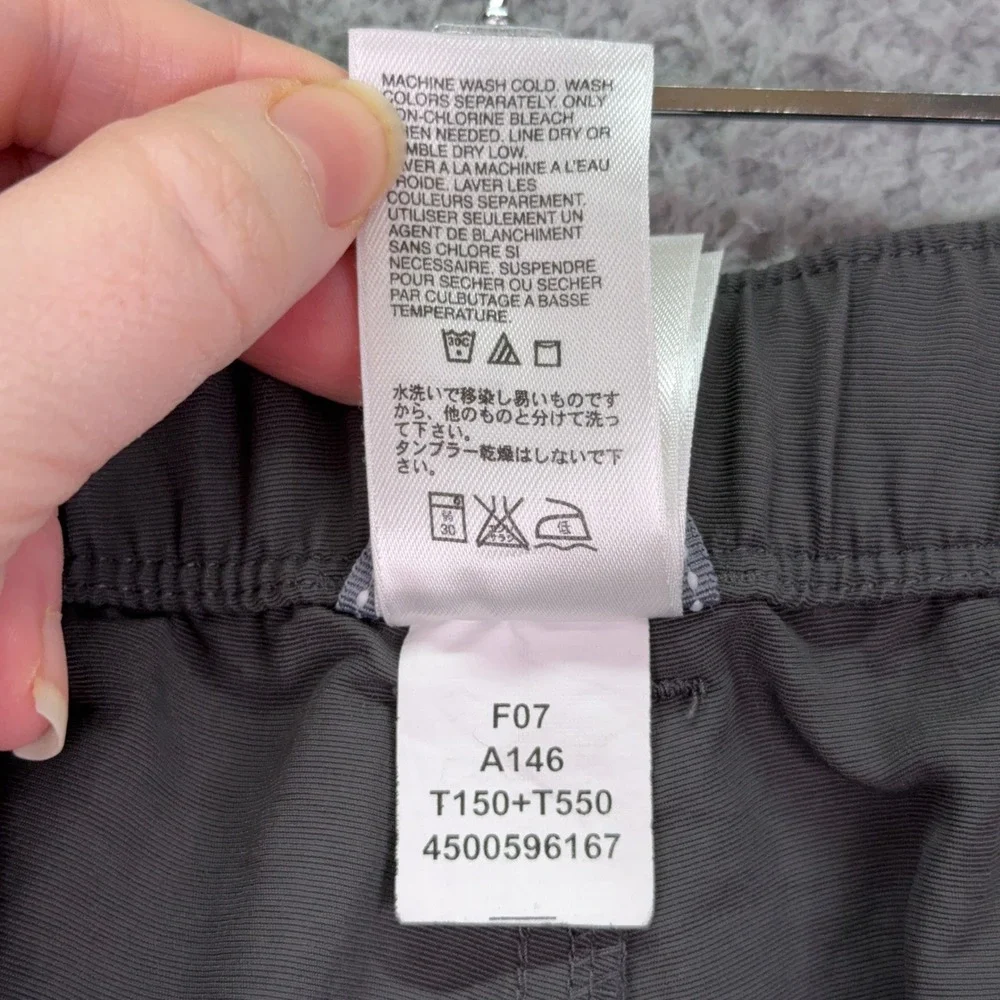 The North Face Pants Mens XL Gray Convertible Hiking Cargo Zip Off Short Outdoor